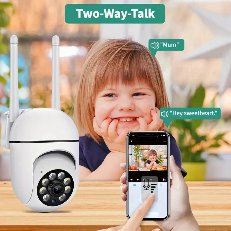 Security Camera 1080P HD Camera 355° Video Surveillance Camera Night Vision 2.4G WiFi Outdoor Security Protection Monitor
