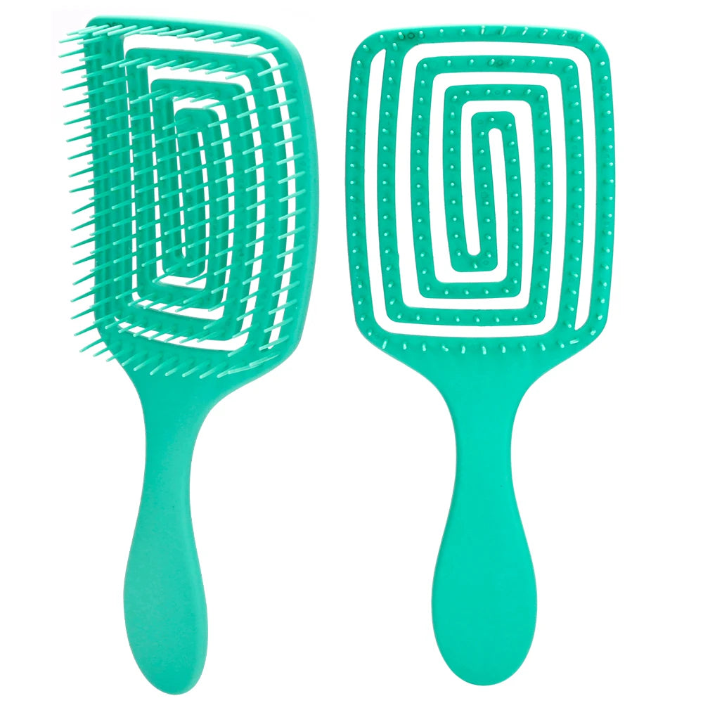 Salon Wide Tooth Comb Hairdresser Styling Massage Comb Women Wave Curling Combs Detangling Tangled Hairbrush Barber Accessories