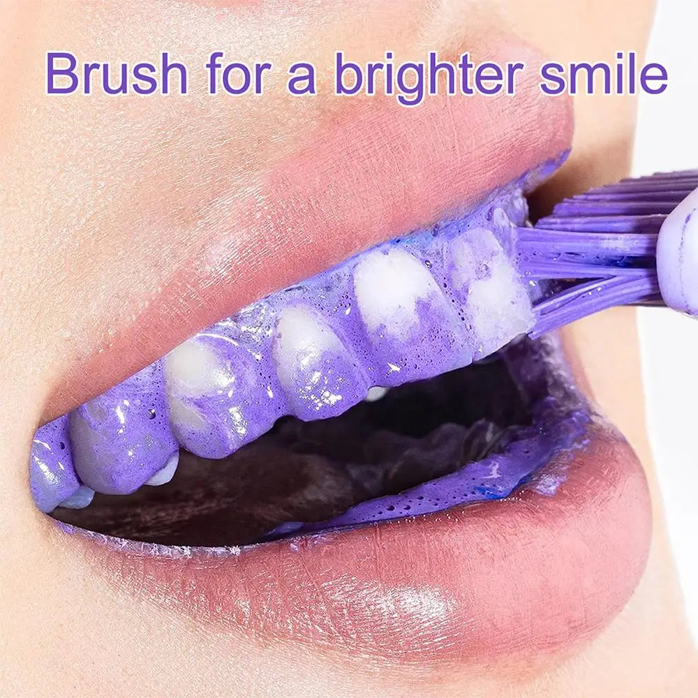 Hismile V34 Colour Corrector Serum 30ml Original Professional Purple Toothpaste Remove Tooth Stains Enhance Tooth Whiten Effect