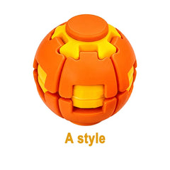 Transforming Fidget Spinner Ball Press To Spin 3D Printed Stress Relief Toys Portable Deformation Decompression Toys Party Favor