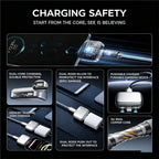 140W Physical-Disconnect Intelligence Charger Separator Protect Battery Overcharge Protection Auto Power-off  for Type-C Devices