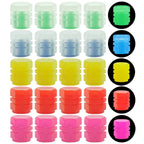 Luminous Valve Caps Fluorescent Night Car Tire Valve Caps Motorcycle Bike Glowing Decor Wheel Nozzles Tyre Cap Car Accessories