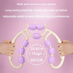 9-Wheel Leg Massager Roller for Calf Muscle Relaxation, Leg Beautifying Device, Massage Slimming Leg Ring-Shaped Leg Clamp, Sports Fitness Leg Beautifying Clamp