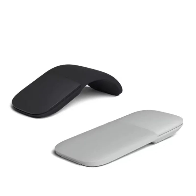 Wireless 2.4G/Bluetooth Mouse Arc Touch Folding Design Mause 1200 DPI Foldable Computer Portable Mice For Microsoft PC Laptop