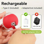 iLMH 1/2 PCS Cat Interactive Ball Toy Automatic Rolling Ball Faux Tail Rechargeable Smart Pet Electric Toy Pet Toy Imitate Mouse