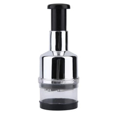 Manual Onion Chopper Stainless Steel Garlic Presser Food Crusher Cutter Meat Mincer Hand Press for Vegetable Kitchen Tool