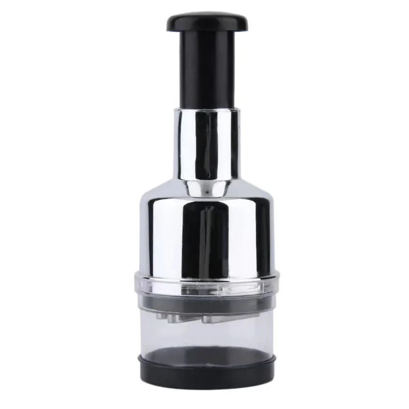 Manual Onion Chopper Stainless Steel Garlic Presser Food Crusher Cutter Meat Mincer Hand Press for Vegetable Kitchen Tool