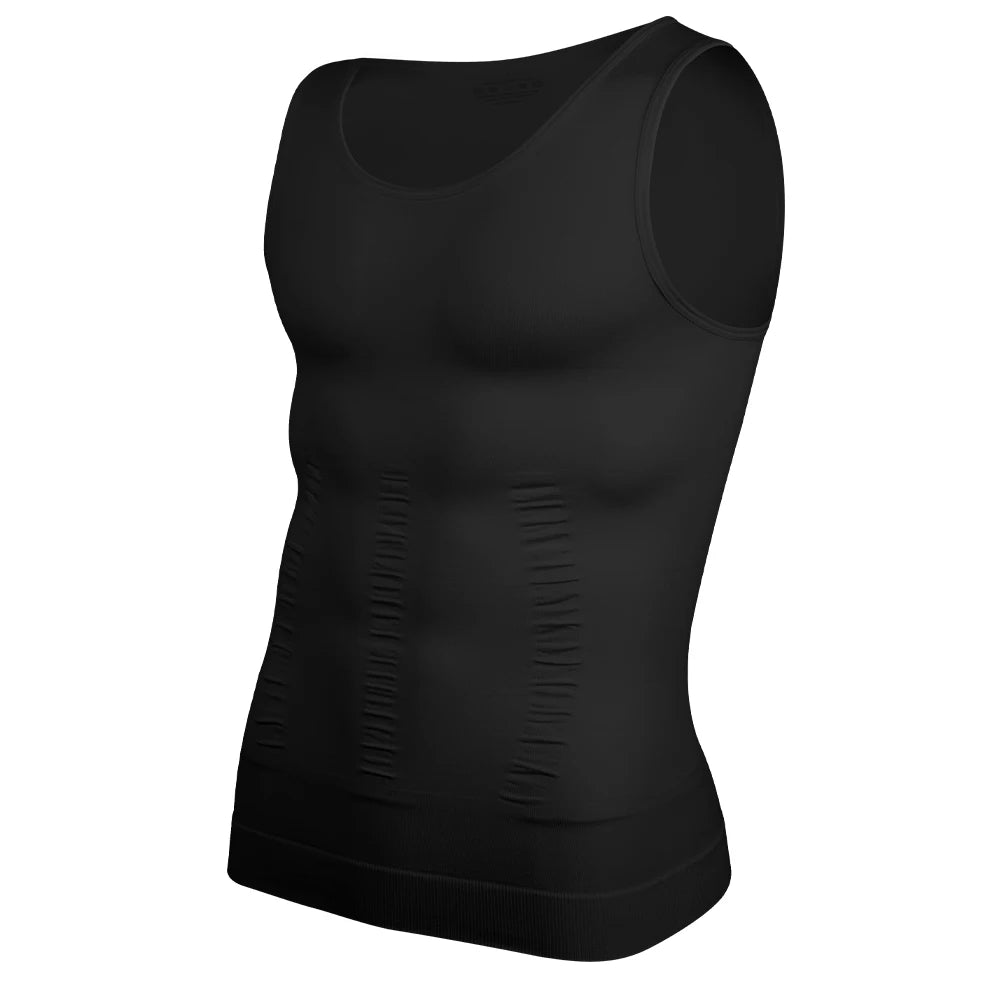Men Compression Shirt for Body Shaper Slimming Vest Tight Tummy Underwear Tank Top