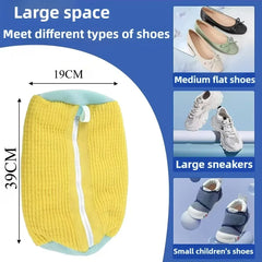 1Pcs Shoe Washing Machine Bag Sneaker Cleaning Laundry Shoe Bag For Washer Dryer Reusable Shoe Washing Bag Shoe Washing Machine