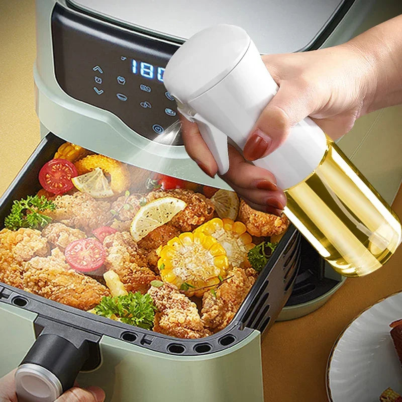 200/300/500ml Oil Spray Olive Oil Spray Bottle Kitchen Cooking Dispenser Camping Baking Vinegar Soy Sauce Sprayer Containers