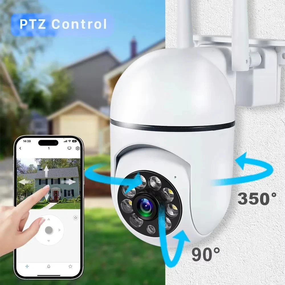 Security Camera 1080P HD Camera 355° Video Surveillance Camera Night Vision 2.4G WiFi Outdoor Security Protection Monitor