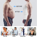 Men Compression Shirt for Body Shaper Slimming Vest Tight Tummy Underwear Tank Top
