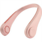 Portable Bladeless Neck Fan Rechargeable 3 Speeds Adjustable Cooling Fan Hands-Free Bladeless Neck Fan For Outdoor Sports Travel