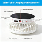 Solar Baseball Cap with Fan, Sun Protection USB Charging Fan Mesh Hat for Summer Outdoor Travel Fishing Camping Beach Golf