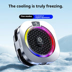 Magnetic Back Clip Dual-use Mobile Phone Radiator Digital Display Temperature Control AI Intelligent Gear Semiconductor Cooling