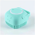 Soft Silicone Pet Bath Massage Glove Brush, Safe Washing Grooming Tool for Small Large Dogs Cats Bathroom Cleaning Accessory