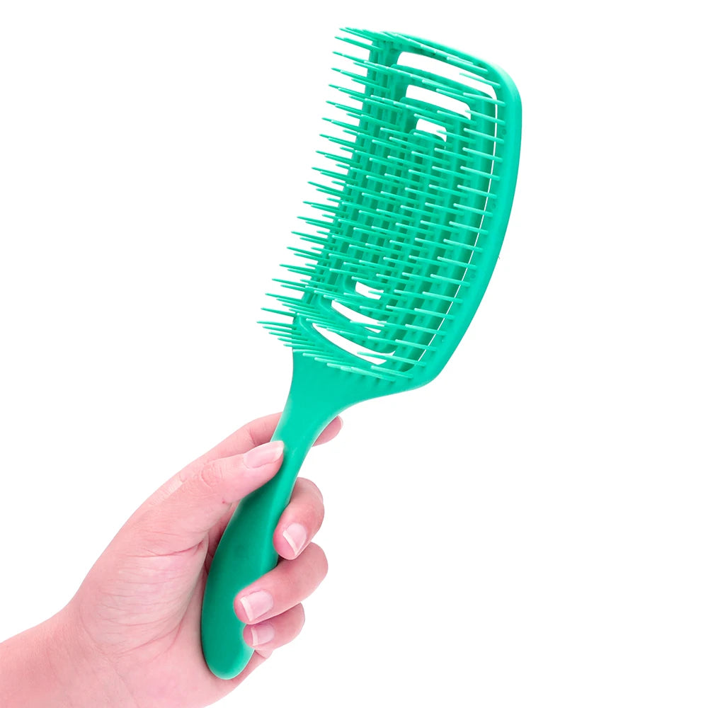 Salon Wide Tooth Comb Hairdresser Styling Massage Comb Women Wave Curling Combs Detangling Tangled Hairbrush Barber Accessories
