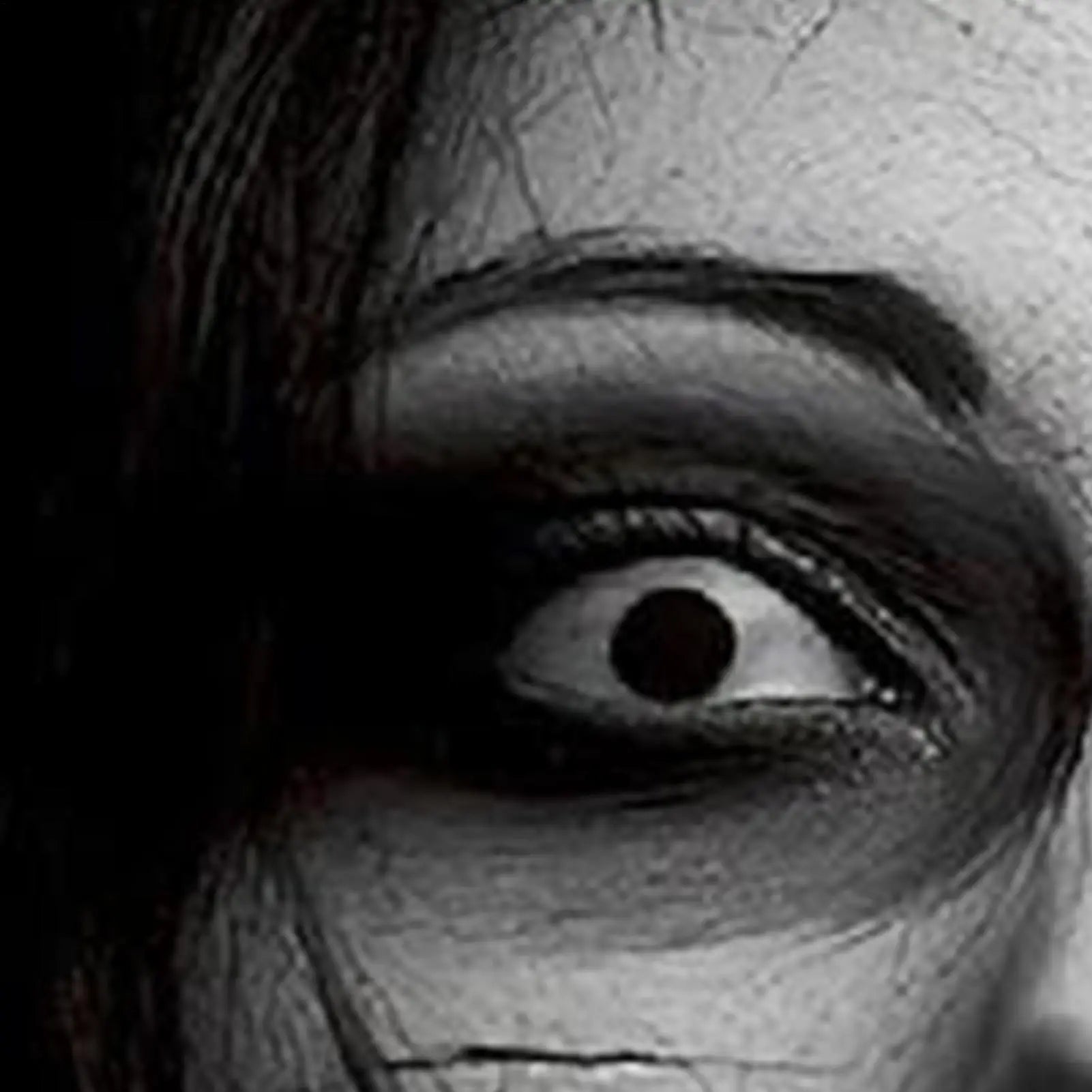 2PCS Car Horror Eyeless Monster Printed Headrest Cover Universal Elastic Funny Seat Head Case Halloween Party Decoration