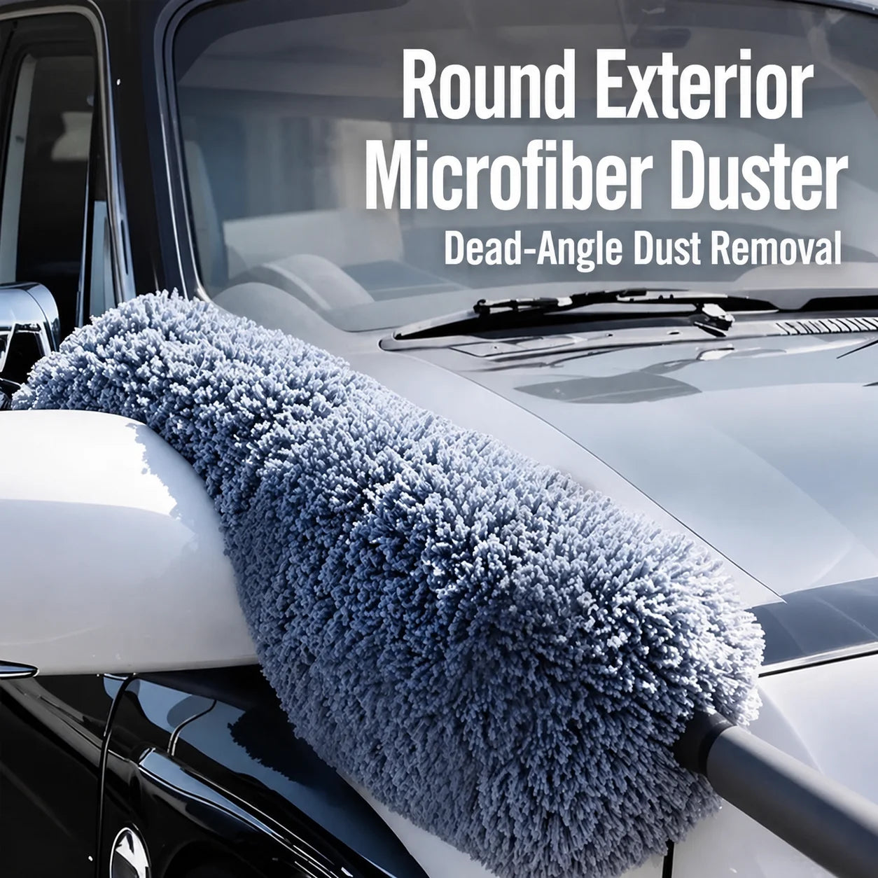 Professional Car Duster Microfiber Cleaning Brush Telescopic Long Handle Car Wash Mop Scratch Free Auto Detailing Dust Remover