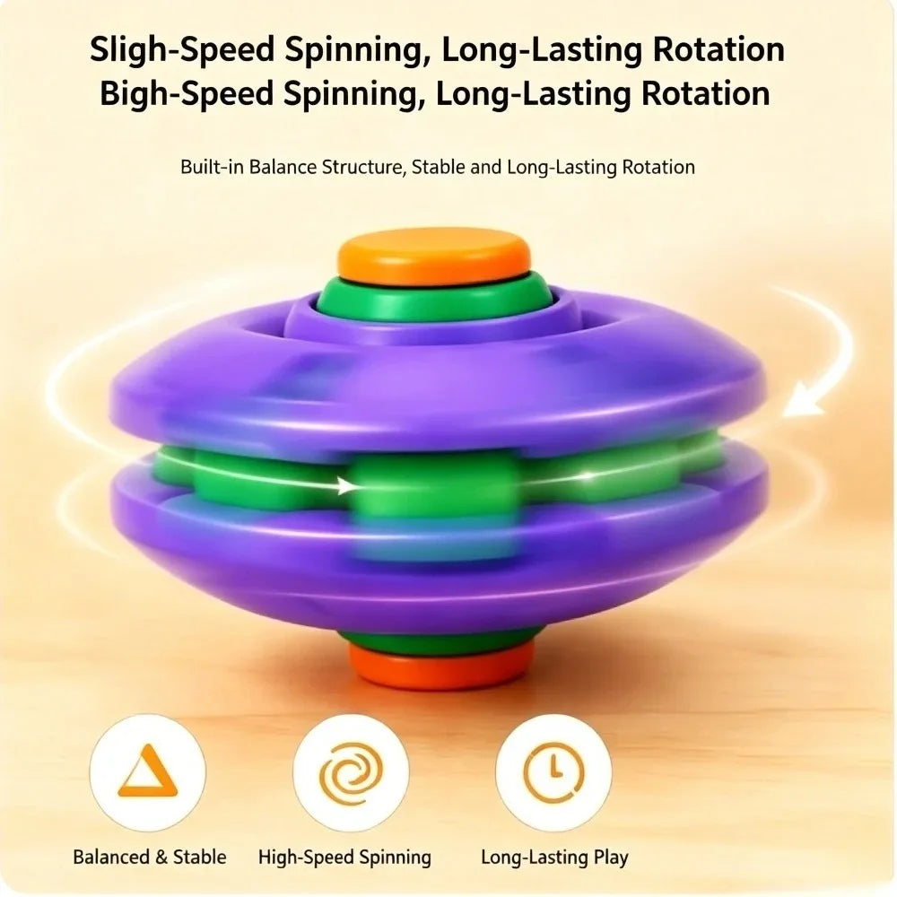 Transforming Fidget Spinner Ball Press To Spin 3D Printed Stress Relief Toys Portable Deformation Decompression Toys Party Favor