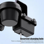 Car Cup Stand Phone Holder Mount Tray Side Door Window Storage Barrel Pocket Hanging Storage Rack with Auto Interior Accessories
