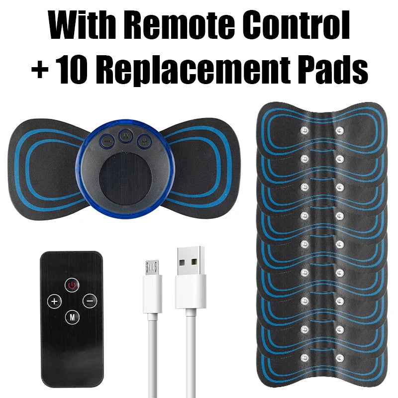 Electric TENS Pulse Neck Massager EMS Cervical Massage for Neck Back Body Eletric Muscle Stimulator Electrostimulator 19 Gears
