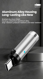 Type-C Mobile Cigarette Lighter Adapter Air Blowing Cigarette Lighter Outdoor Safety Portable Mini Cigarette Lighting Artifact