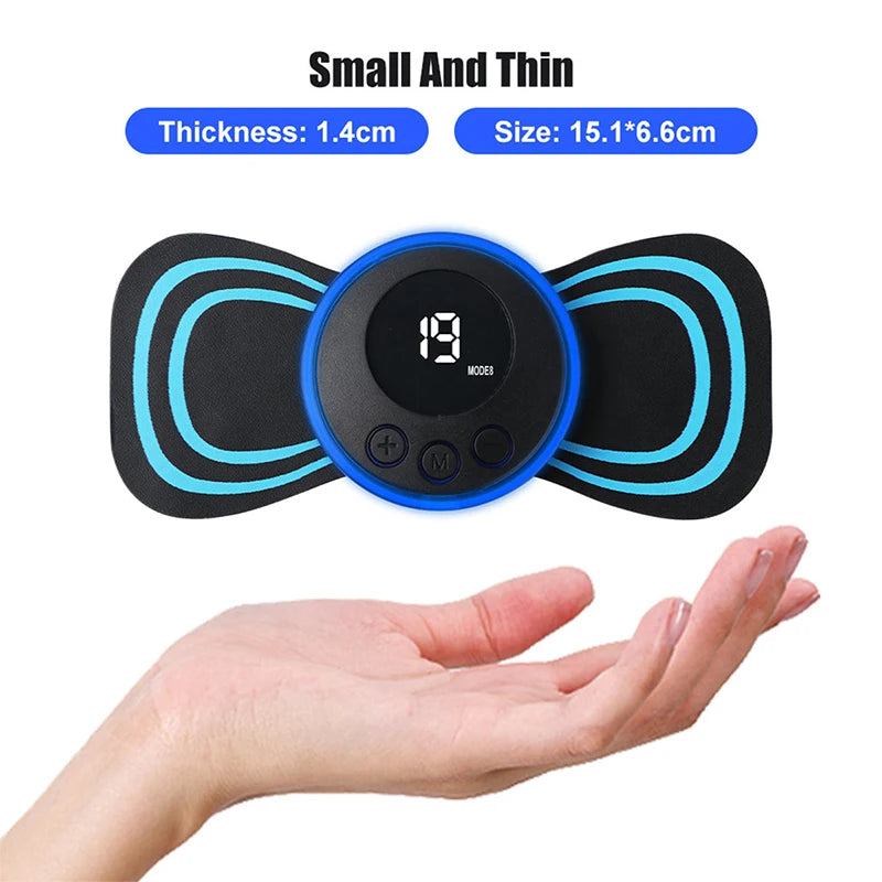 Electric TENS Pulse Neck Massager EMS Cervical Massage for Neck Back Body Eletric Muscle Stimulator Electrostimulator 19 Gears