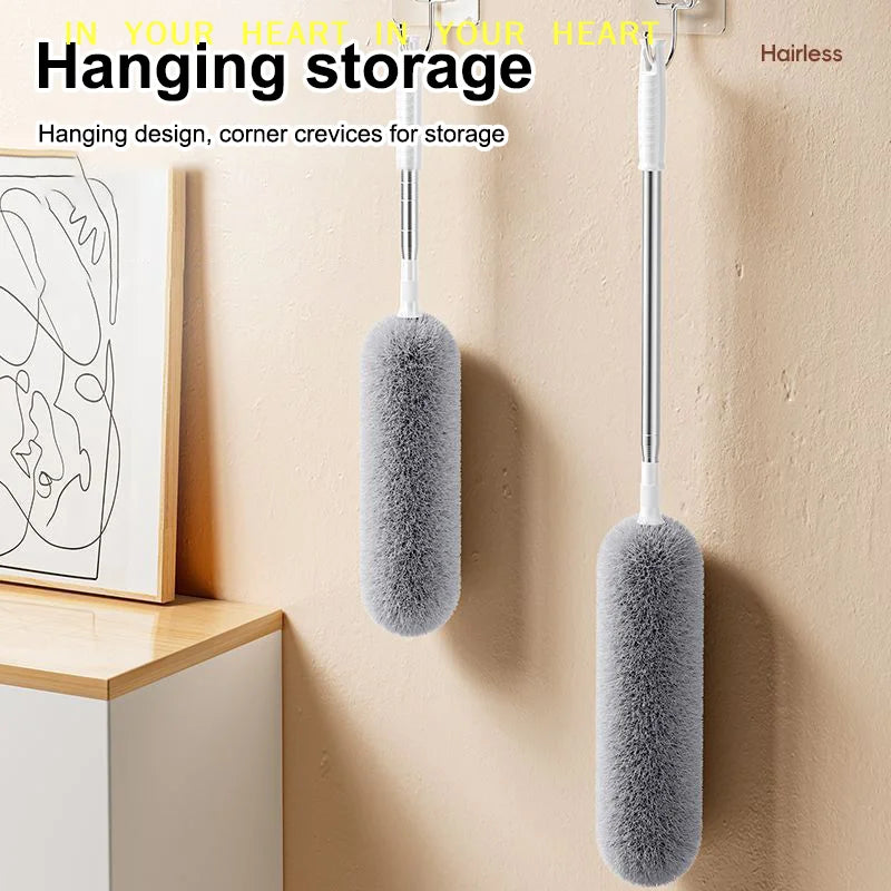 Reusable Ceiling Cleaning Tool 280cm Dust Dusters With Extension Pole Retractable Dust Removal Brush Microfiber Dusting Brush