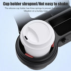 Car Cup Stand Phone Holder Mount Tray Side Door Window Storage Barrel Pocket Hanging Storage Rack with Auto Interior Accessories