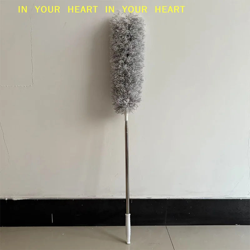 Reusable Ceiling Cleaning Tool 280cm Dust Dusters With Extension Pole Retractable Dust Removal Brush Microfiber Dusting Brush