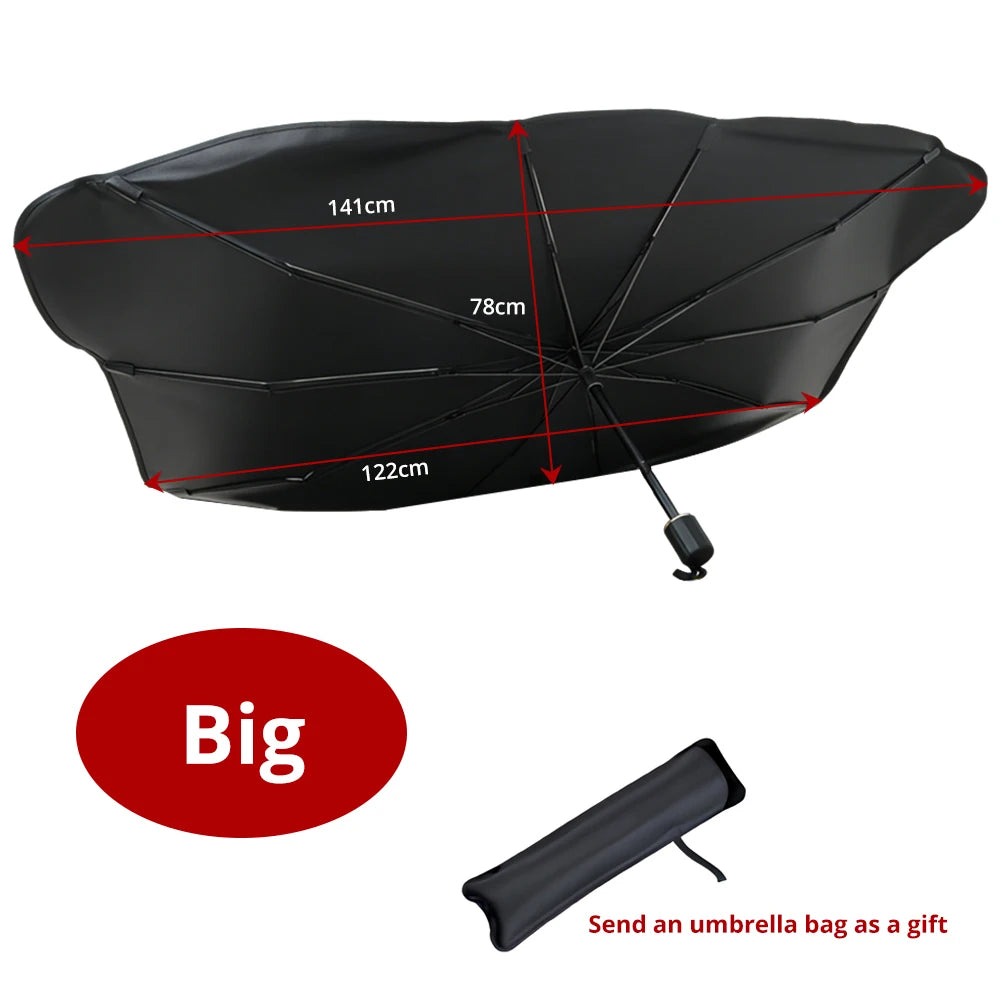 Multi Purpose Convenient Foldable Car Windshield Sunshades Interior Protechor Accessorie Part Auto Parasol Umbrella Front Covers