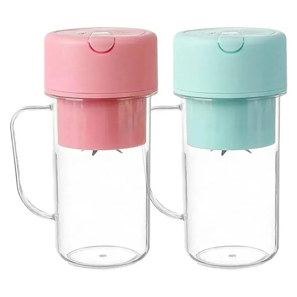 Portable USB Rechargeable Mini Blender Juicer Cup with Straw Cordless Juice Maker for Fruit Smoothies Home Outdoor Gym