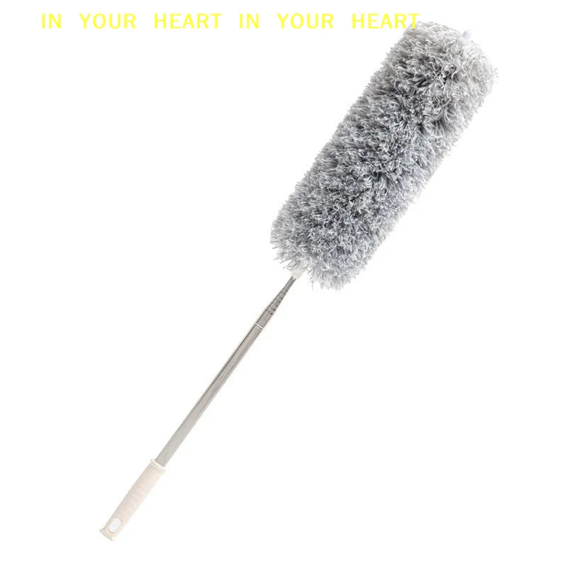 Reusable Ceiling Cleaning Tool 280cm Dust Dusters With Extension Pole Retractable Dust Removal Brush Microfiber Dusting Brush