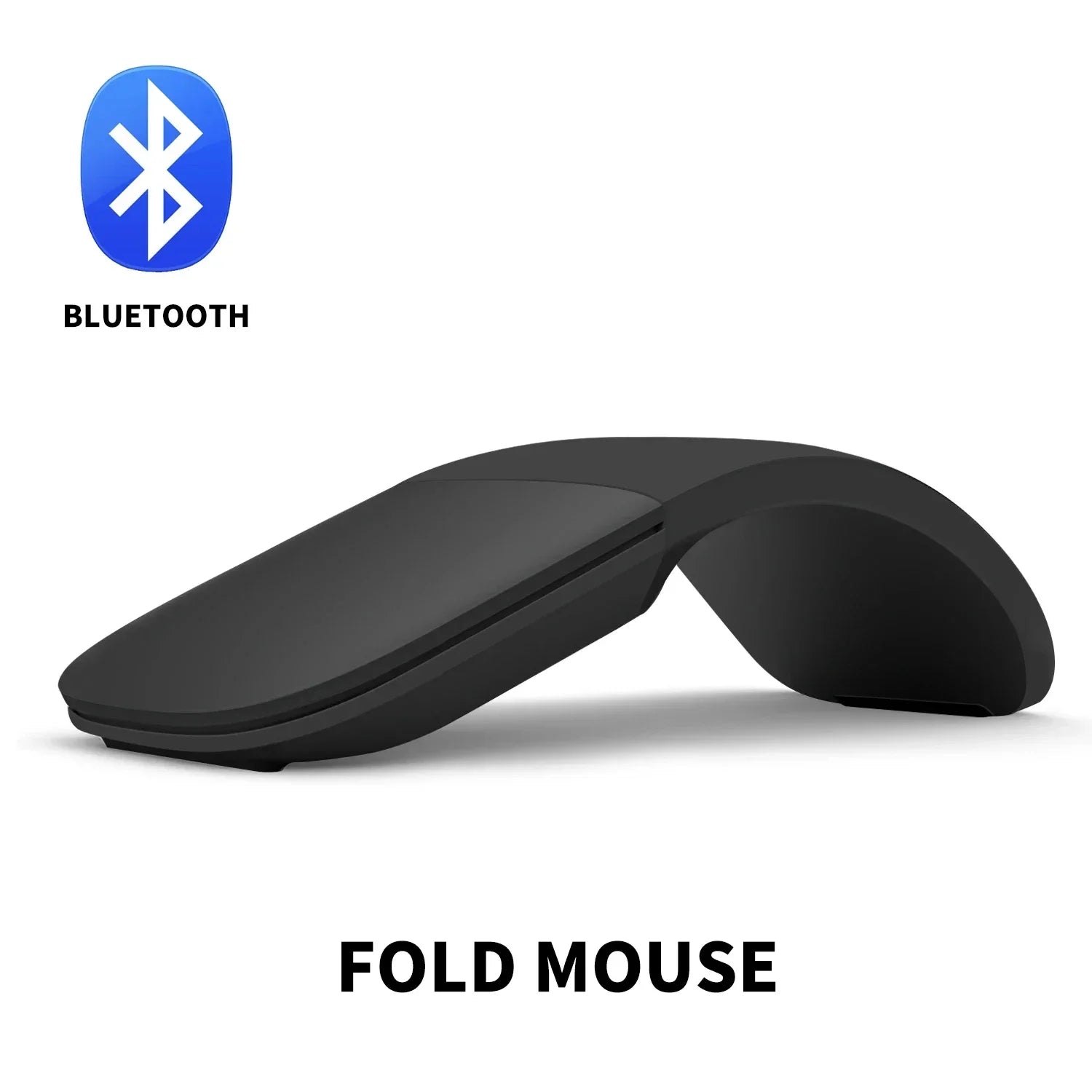 Wireless 2.4G/Bluetooth Mouse Arc Touch Folding Design Mause 1200 DPI Foldable Computer Portable Mice For Microsoft PC Laptop