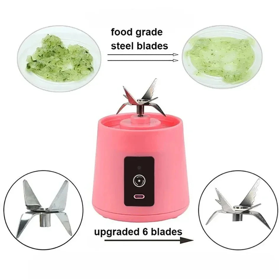 2026 Bestseller Portable Juicer Blenders Summer Household Electric Mini Bottle Home Fruit Milkshake Mixer Juicer Cup Machine