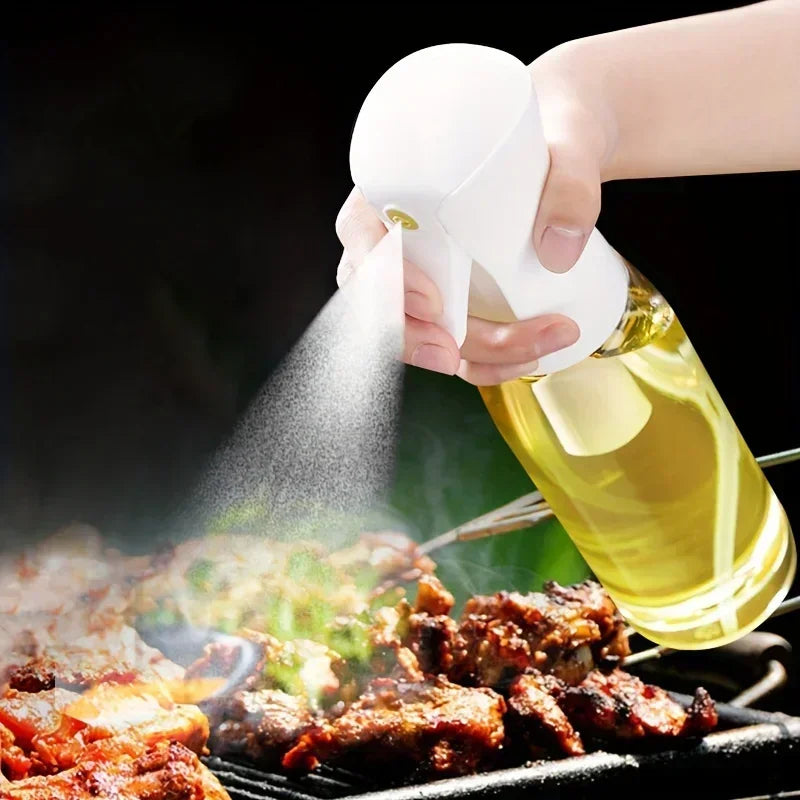 200/300/500ml Oil Spray Olive Oil Spray Bottle Kitchen Cooking Dispenser Camping Baking Vinegar Soy Sauce Sprayer Containers