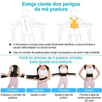 Back Brace Posture Corrector for Women & Men, Adjustable Back Lumbar Support Belt Shoulder Posture Support for Improve Scoliosis