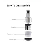 Manual Onion Chopper Stainless Steel Garlic Presser Food Crusher Cutter Meat Mincer Hand Press for Vegetable Kitchen Tool