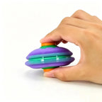 Transforming Fidget Spinner Ball Press To Spin 3D Printed Stress Relief Toys Portable Deformation Decompression Toys Party Favor