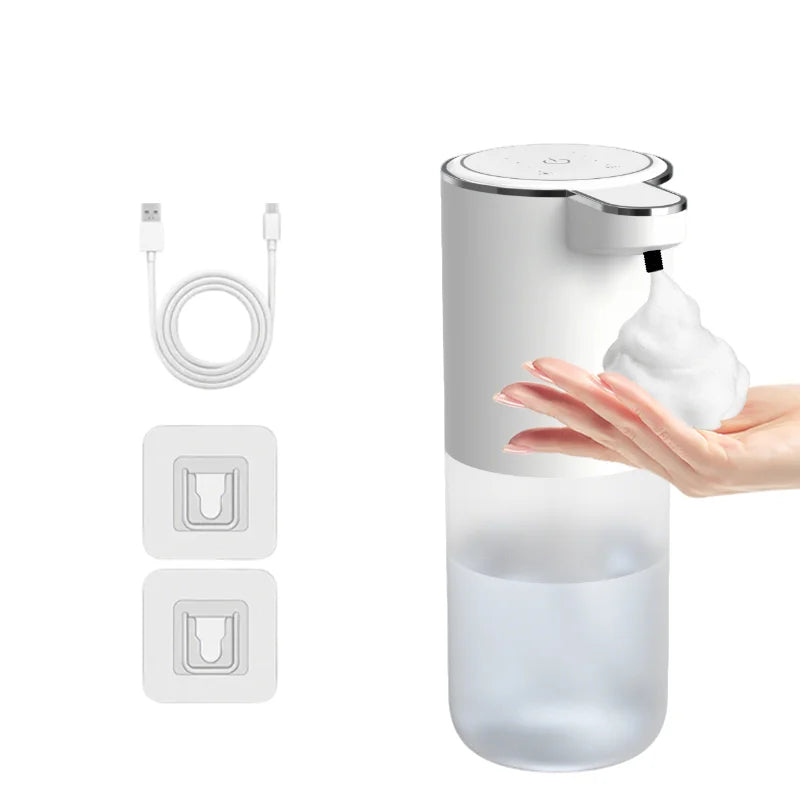 380ML Touchless IPX5 Waterproof 4-Gears Adjustable Foam/Gels Automatic Sense Soap Dispenser Electric Hand Dish Washing Machine