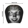 2PCS Car Horror Eyeless Monster Printed Headrest Cover Universal Elastic Funny Seat Head Case Halloween Party Decoration