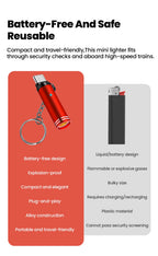 Type-C Mobile Cigarette Lighter Adapter Air Blowing Cigarette Lighter Outdoor Safety Portable Mini Cigarette Lighting Artifact