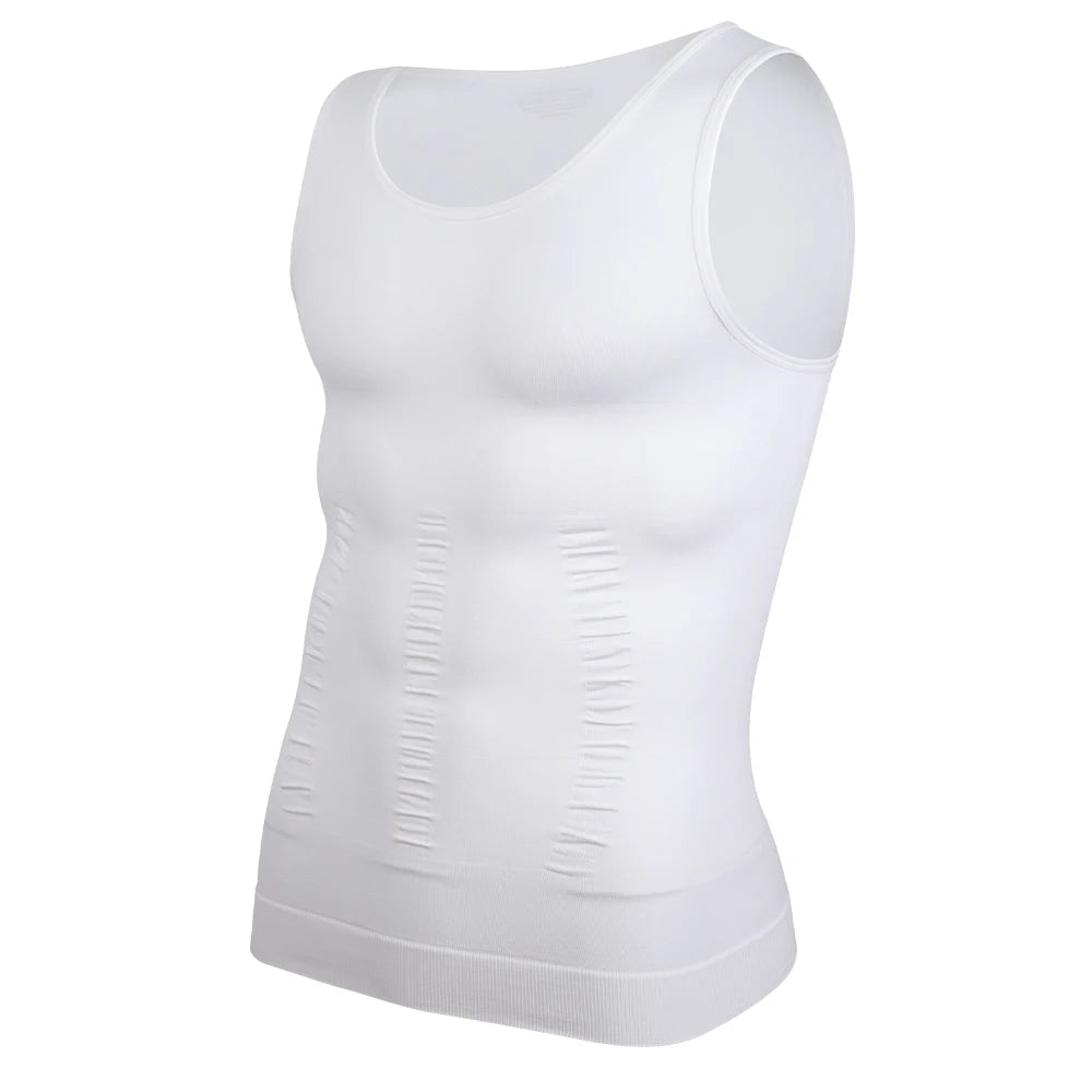 Men Compression Shirt for Body Shaper Slimming Vest Tight Tummy Underwear Tank Top