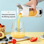 Portable USB Rechargeable Mini Blender & Juicer with Digital Display & 12-Blade System - Suitable for Travel, 3 Modes, USB- Oper