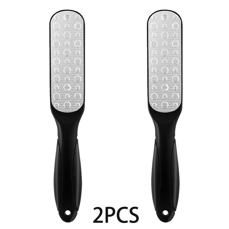 High-Quality Stainless Steel Foot File Double Sided Callus Remover For Dead Skin Professional Pedicure Tools Callous Scraper
