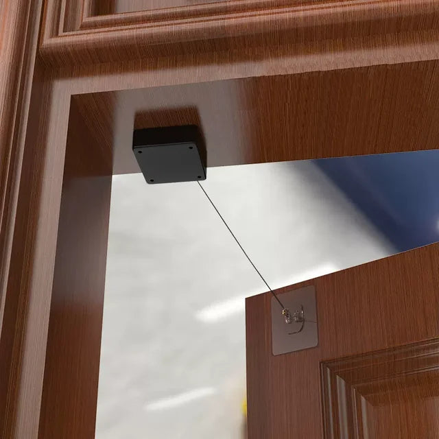New Design Door Closer Automatic Closing Sliding  Latch No Punching Automatic Door Lock for Sliding Mesh Closer Closed