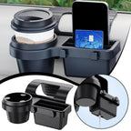 Car Cup Stand Phone Holder Mount Tray Side Door Window Storage Barrel Pocket Hanging Storage Rack with Auto Interior Accessories
