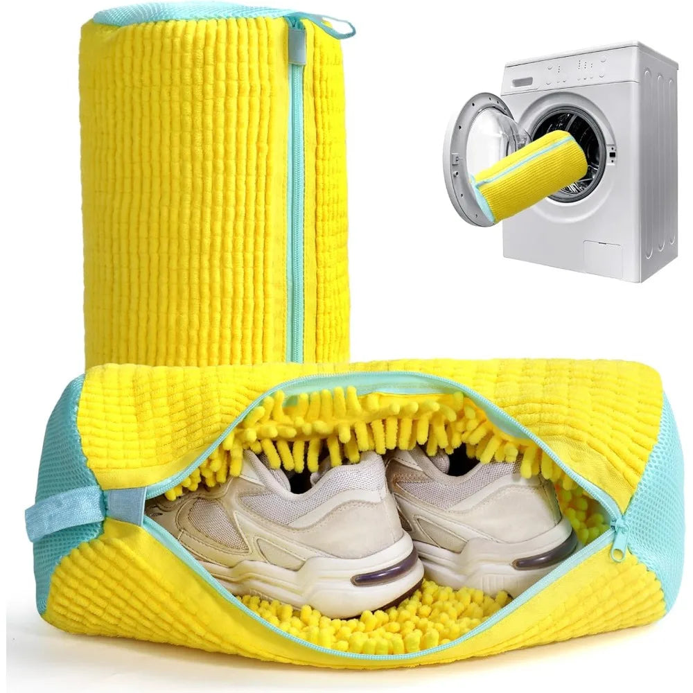 1Pcs Shoe Washing Machine Bag Sneaker Cleaning Laundry Shoe Bag For Washer Dryer Reusable Shoe Washing Bag Shoe Washing Machine