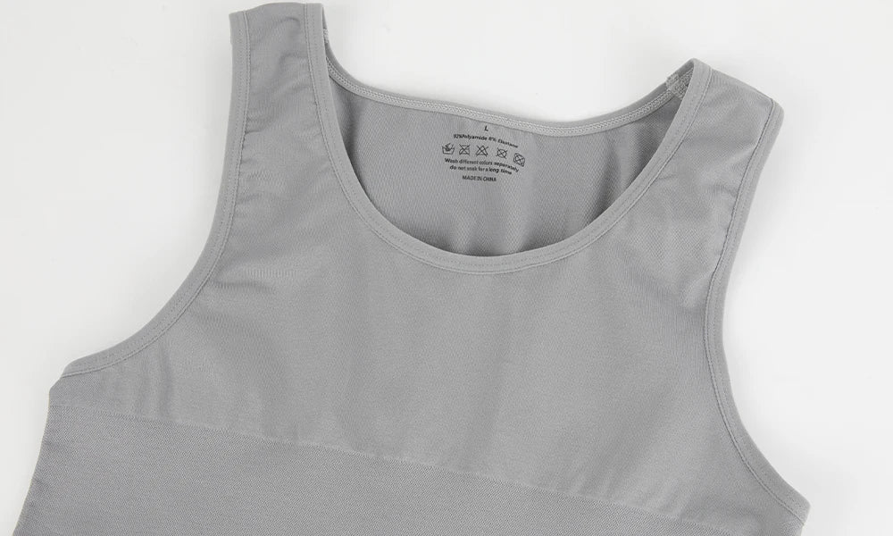 Men Compression Shirt for Body Shaper Slimming Vest Tight Tummy Underwear Tank Top